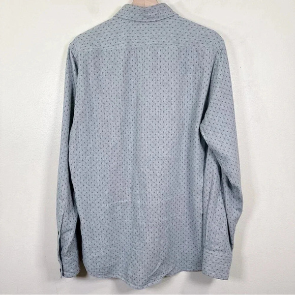 Hugo Boss Mens Size Medium Cotton  Relegant Button Print Over Shirt - Picture 15 of 15